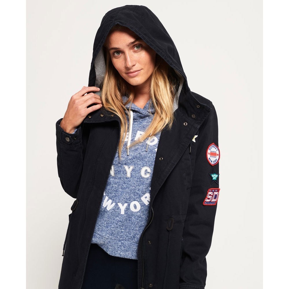 New Superdry Pacific Patch Parka Jacket - image 3